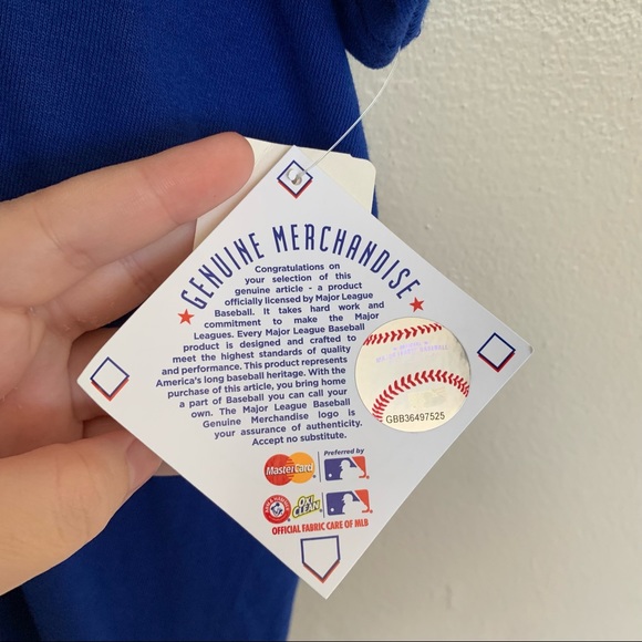 NWT Chicago Cubs Short Sleeves Shirt Blue 2XL - Picture 5 of 9